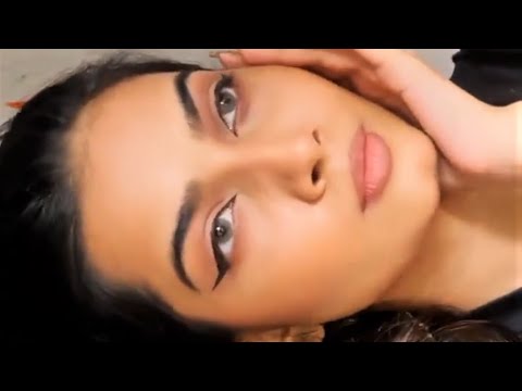 Signature Long Winged Eyeliner + Nude Lips Makeup | Biijall
