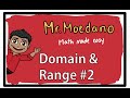 Understanding Domain and Range