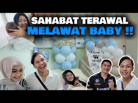 SAHABAT FIENIQ YANG PERTAMA TENGOK MUKA BABY BOY !!! SEMUA EXCITED TENGOK BABY KAMI !!!