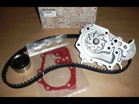 Комп. ремень грм ролики и помпы m? gane i 1.4 mpi 1.6 mpi - видео