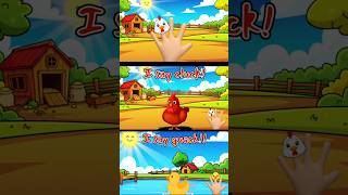 Finger Family Chicken and Duck Sounds Kids Song Animal Sounds Short CocomomoKidsTV #animalsounds