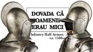 MIT DISTRUS: cât de MICI erau soldații medievali? Studiu de caz: ARMURĂ sud-germană de lăncier