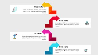 Create 4 Arrow Infographic Slide in PowerPoint