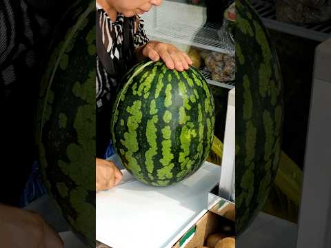 먹기좋게 잘라주는 달인의 수박 컷팅 Korean watermelon cutting skills