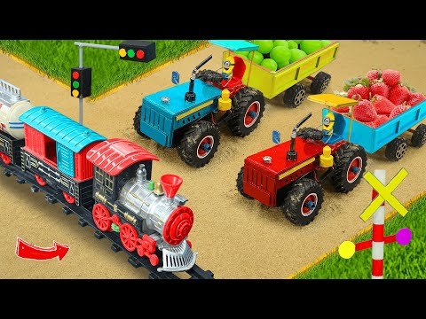 Diy tractor mini Bulldozer to making concrete road | Construction Vehicles, Road Roller