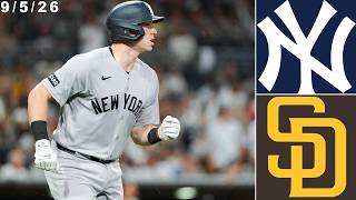 New York Yankees Highlights: vs San Diego Padres | 9/5/26