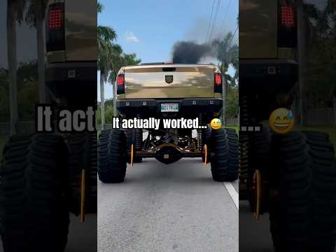 NO WAY THIS actually worked… 😳 #liftedtrucks