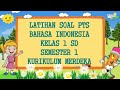 Latihan Soal Penilaian Tengah Semester Bahasa Indonesia