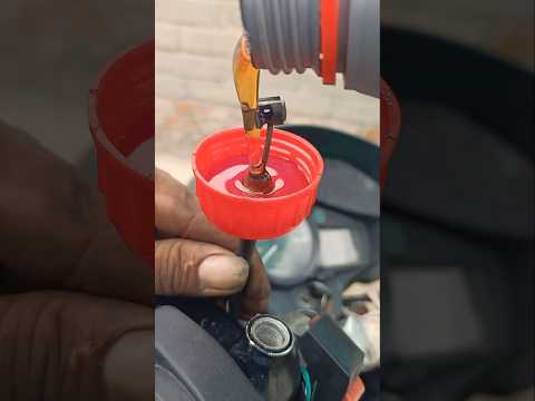 Motorcycle clutch cable lubrication best trick #shortvideo #motorcycle #lubrication