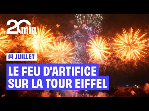 Les plus belles images du feu d'artifice du 14 juillet à Paris