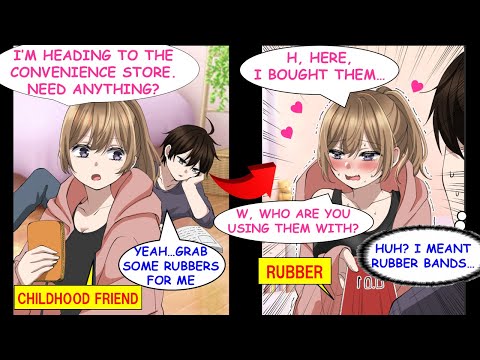 I Asked My Childhood Friend to Buy Rubber Bands, but She Accidentally Bought That Instead[Manga Dub]