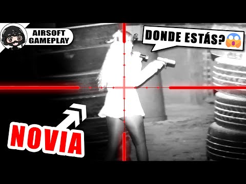BATALLA de AIRSOFT contra MI NOVIA ▬ Yio Airsoft Gameplay