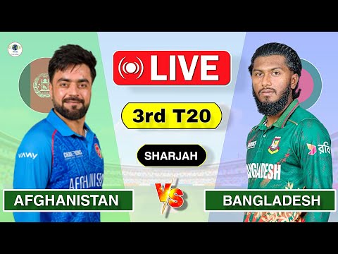 Bangladesh vs Afghanistan 3rd T20 Today Match 2025 | Ban vs Afg Score Comentary