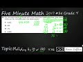 Multiplication Concepts and Patterns