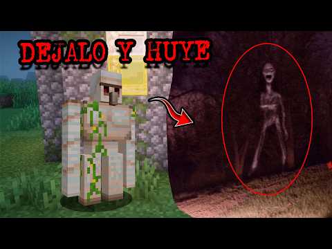 SI un iron golem comienza a M∆T∆R a los aldeanos, DEJALO Y HUYE AHORA | Creepypasta minecraft