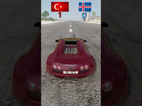 Türkiye VS İzlanda Kim Kazanır ? ŞAŞIRACAKSINIZ!! #beamngdrive #türkiye #izlanda #ardagüler