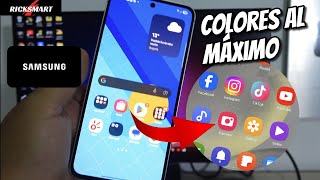 Como Mejorar Colores Subir la Saturacion de tu Teléfono Samsung más Intensidad S24 S23 S25 etc..