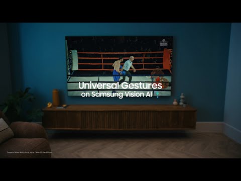 Control Your TV with Universal Gestures | Samsung