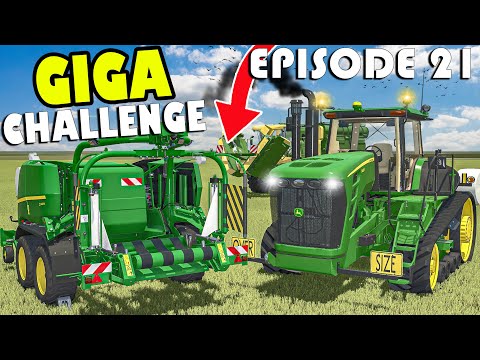 THE GIGA SILAGE PRODUCTION HAS STARTED! | $100M GIGA FARM - Farming Simulator 25 Ep21