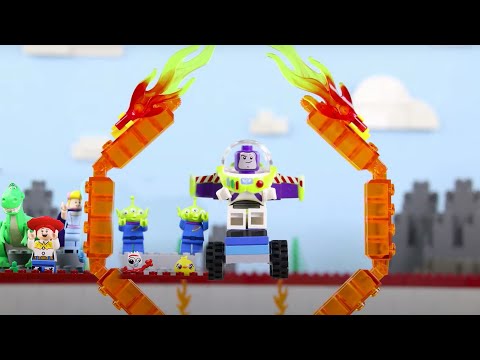 Lego Toy Story Stopmotion | Too Infinity and Beyond! | Buzz Lego Stunt Fail | Billy Bricks