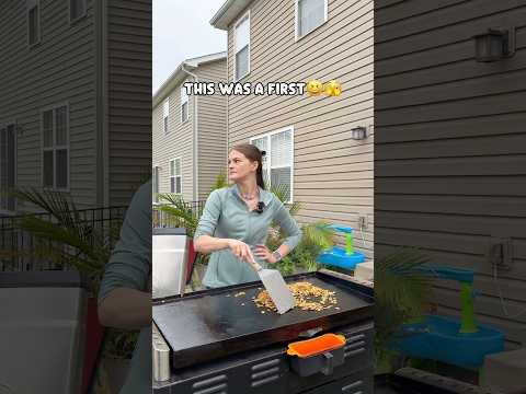 They were having a blast ๐คช๐คญ #blackstone #blackstonecooking #bloopers #fail #funny #blackstonefail