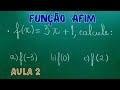 Funções Afins e Cálculo de Valores