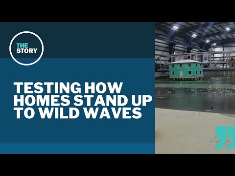 YouTube video thumbnail: Oregon State University Researchers Simulate Flood Damage for Housing Developers