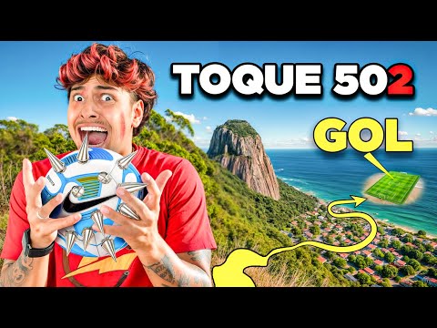 Quantos TOQUES até chegar no GOL? 😱 *bola surpresa
