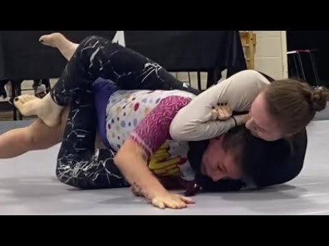 Women's NoGi Jiu-Jitsu Rear Naked Choke Submission - Rogue Madness   2024