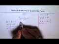 Rational Equations and Solutions