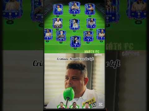 Ronaldo Best Squad Xi x Fc Mobile 💙🐐 #eafc24 #shorts #fcmobile #fifamobile #fifa23