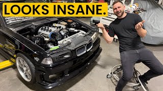 This might truly be the COOLEST SWAP for a BMW! (Full assembly!)