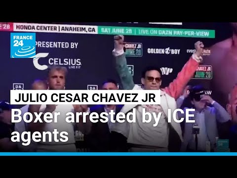YouTube video thumbnail: Mexican Boxer Julio Cesar Chavez Jr Facing Deportation From US After ICE Arrest