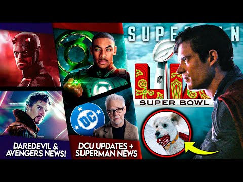 WHAT?! Superman Trailer NOT at Superbowl, DCU News/CinemaCon, Lanterns, Daredevil & MORE!