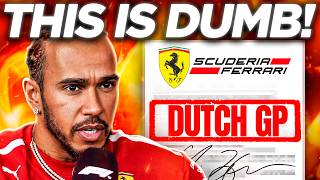 What Hamilton JUST SAID To Ferrari & Leclerc Is INSANE After Dutch GP RADIO Drama!