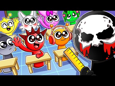 Horror Black's Unsettling Classroom | Incredibox Sprunki Animation