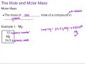 Exploring Moles and Molar Mass Concepts