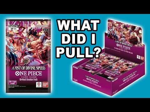One Piece OP-11 A Fist of Divine Speed Booster Box Opening