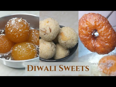 Diwali Easy sweets recipes in Tamil | 3 Tasty Sweets🤤😋