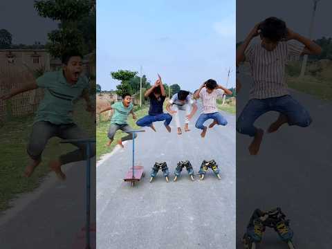 Hilarious Skating Fails with aTwist of Fun!🤣😱#inlineskating#skateboarding #shorts #ytshorts