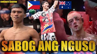 August 3, 2025🥊 sabog ang nguso ng kalaban | napatakbo noong natikman ang kamao ng Pinoy! Grabe‼