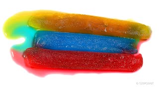 Timelapse of Colored Popsicles Melting