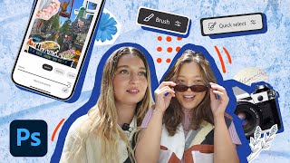 Edit With Me: Making Travel Collages on the Go | Adobe Photoshop on Mobile
