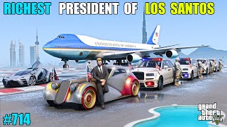 GTA 5 : ULTIMATE POWERFUL SECURITY FOR PRESIDENT MICHAEL | GTA 5 GAMEPLAY #714