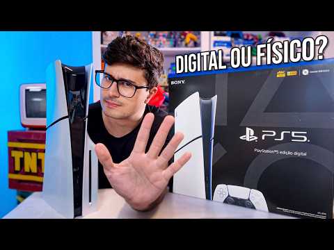 Qual PS5 COMPRAR? DIGITAL ou com LEITOR de DISCO