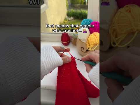 Crocheters are what now??? 😲😅 #crochet