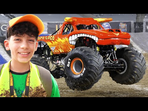 Jason visits a Monster Truck event Vlog from Monster Jam