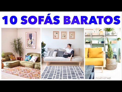 10 Sofás Baratos e Fáceis de Fazer
