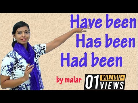 Usage of Have been, Has been & Had been # 30 - Learn English with Kaizen through Tamil