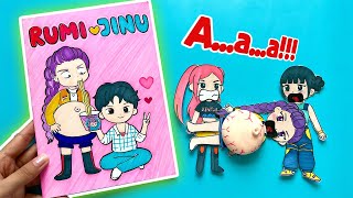✨Paper DIY ✨KPOP DEMON HUNTERS Game Book Rumi and Jinu , Zoey , Mira 